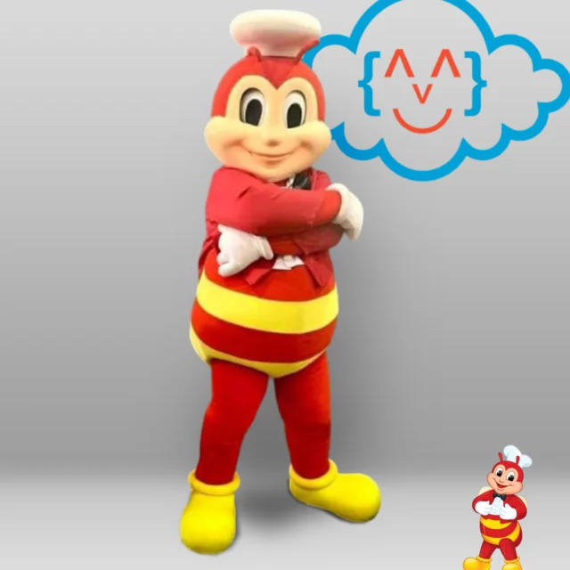 kostum maskot jollibee