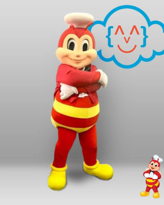 kostum maskot jollibee