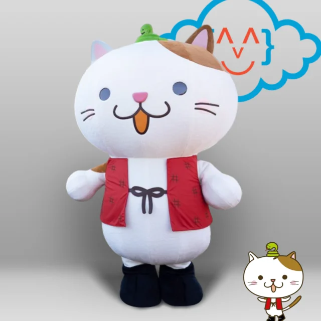 kostum maskot nyankichi