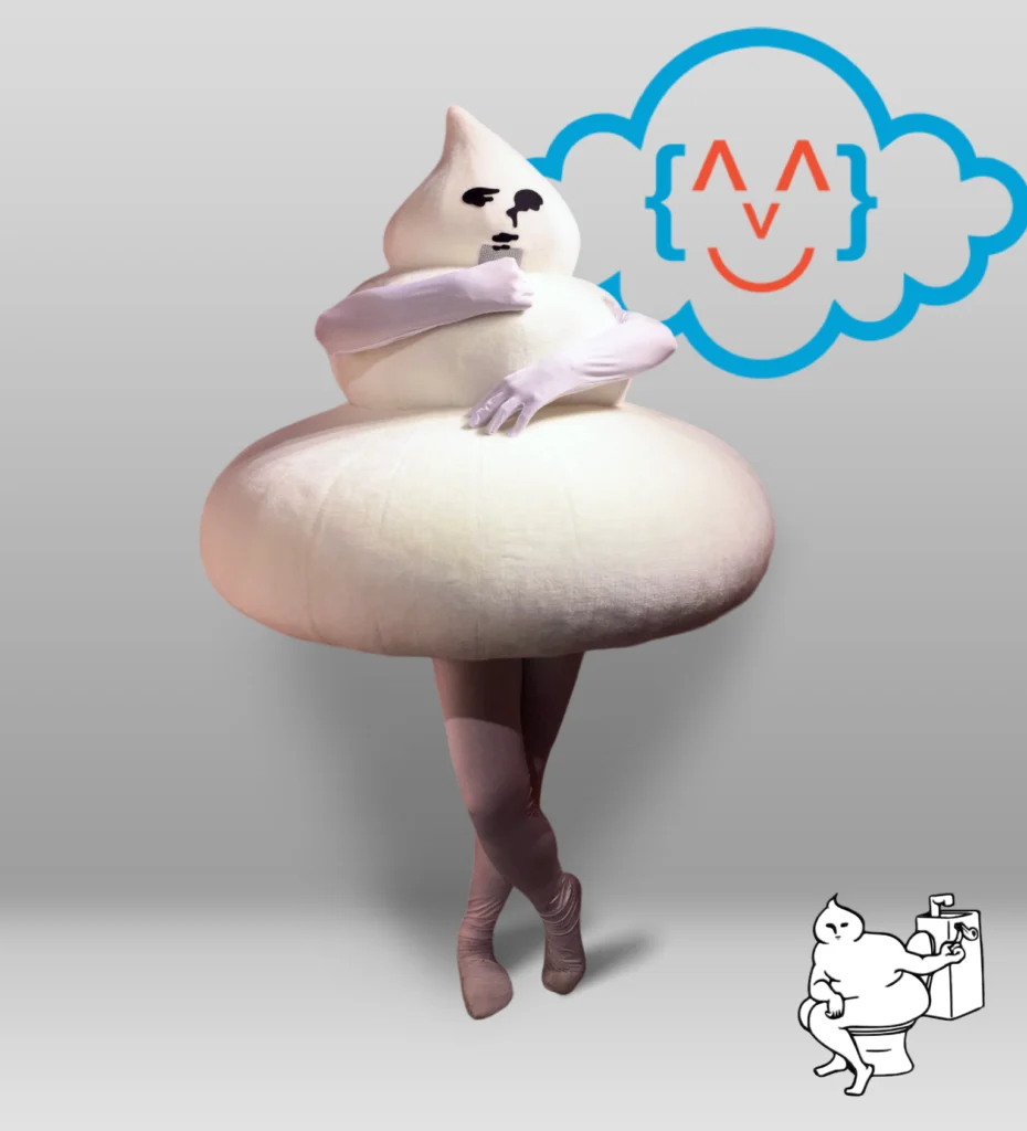 Kostum Maskot Poop