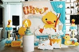 dekor ultah simple di rumah
