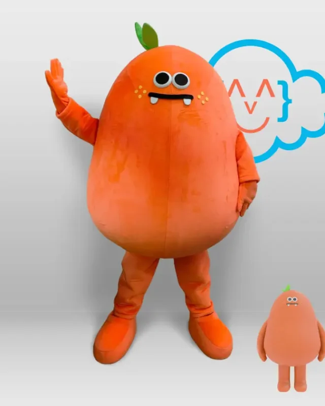 kostum maskot orange