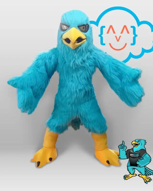 kostum maskot elang