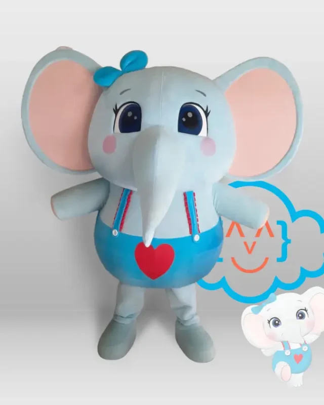 kostum maskot gajah